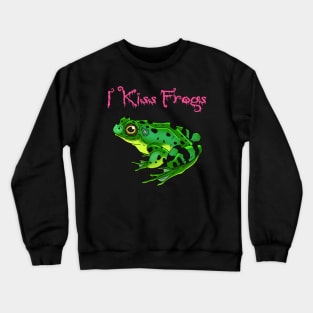 Frog Kisser Pink Logo Crewneck Sweatshirt